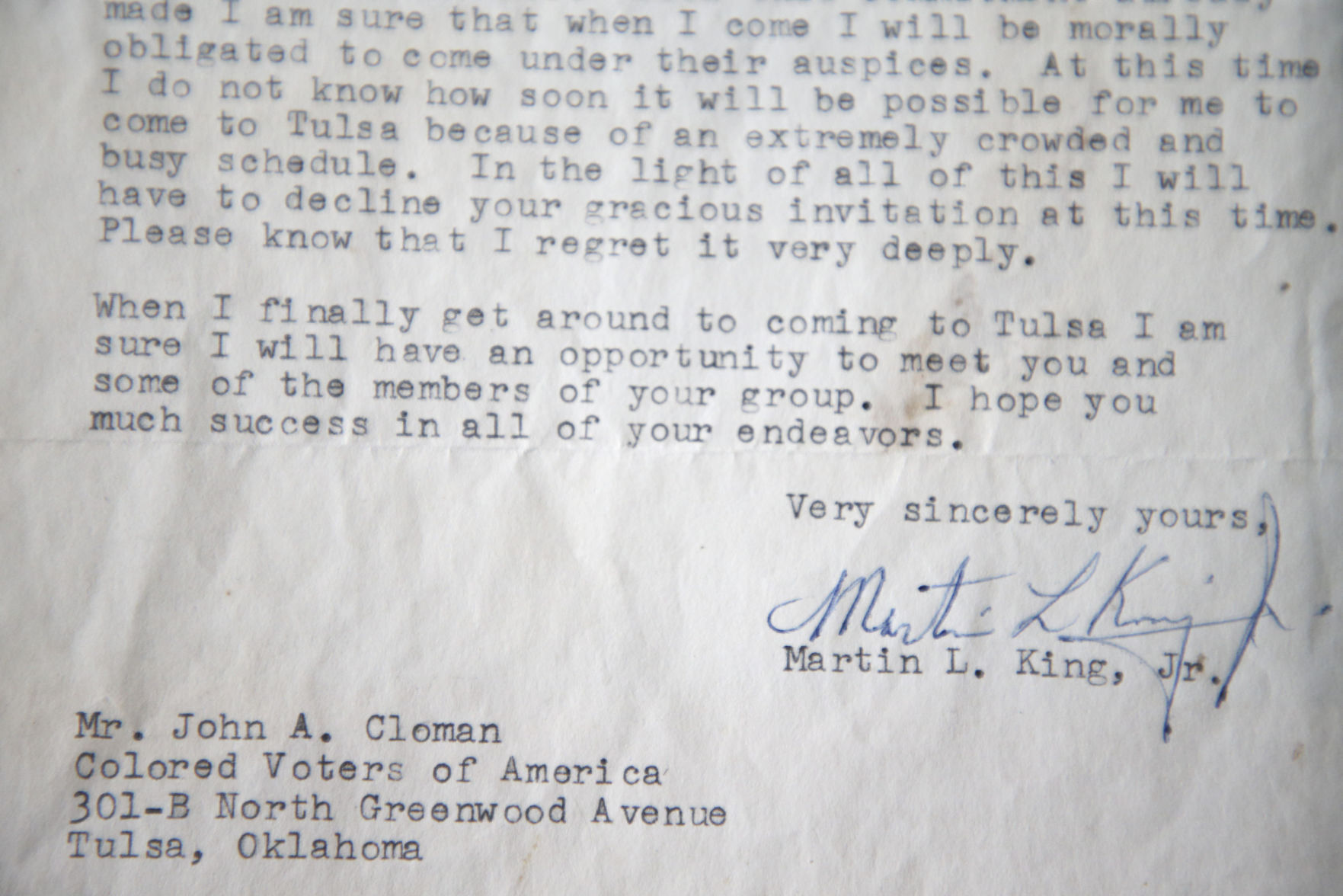 MLK Letter